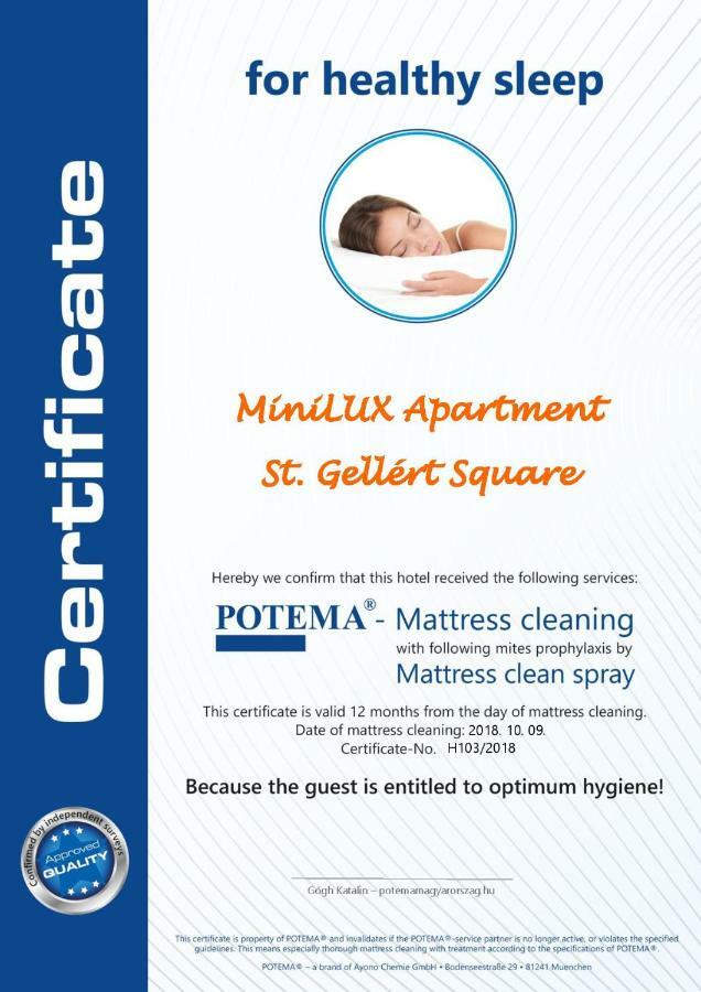 St. Gellert Square - Minilux Apartman ブダペスト エクステリア 写真